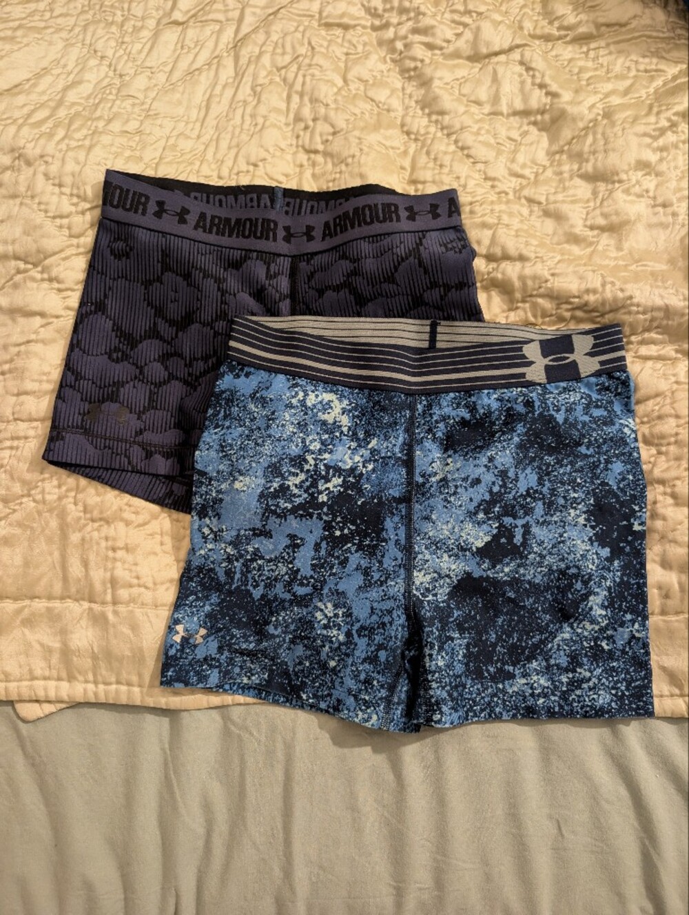 Under Armour Blue Patterned Spandex - 2-Pack